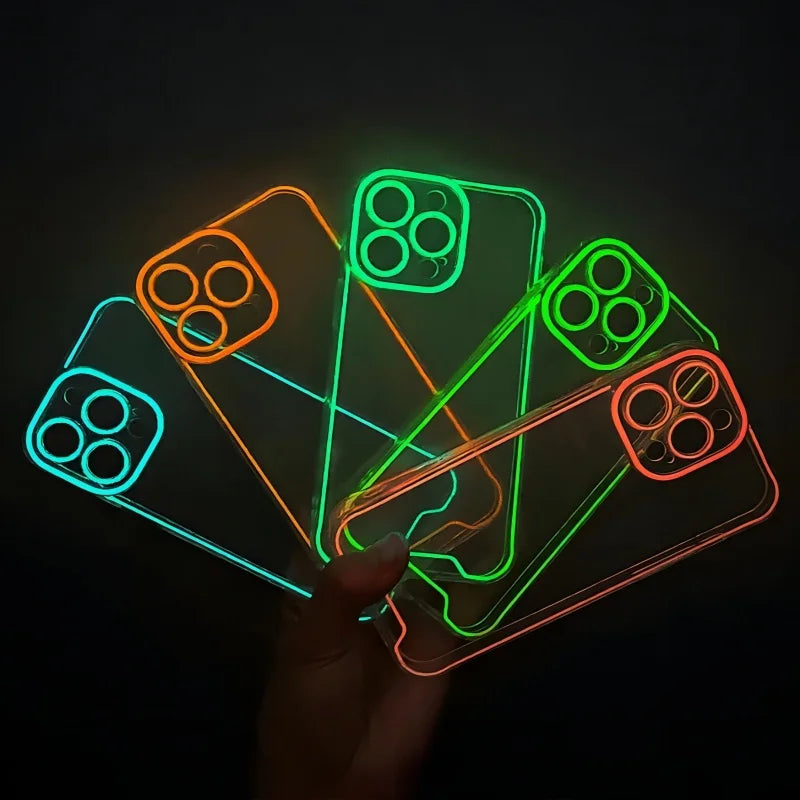 Glow In The Dark Luminous Transparent iPhone Case